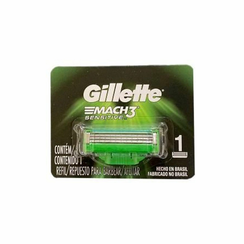 GILLETTE REP MACH3 VERDE X1