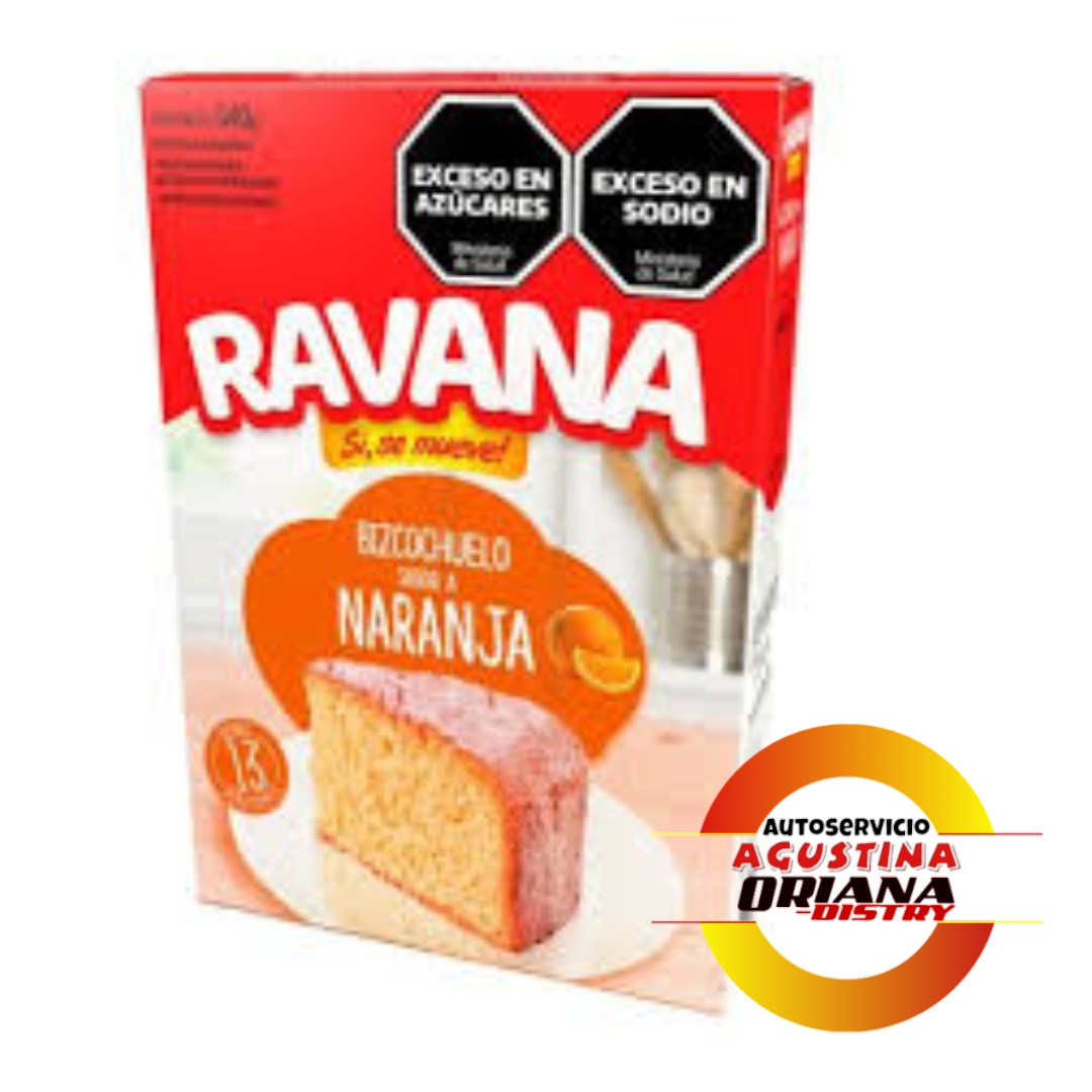 BIZCOCHUELO 540G RAVANA NARANJA