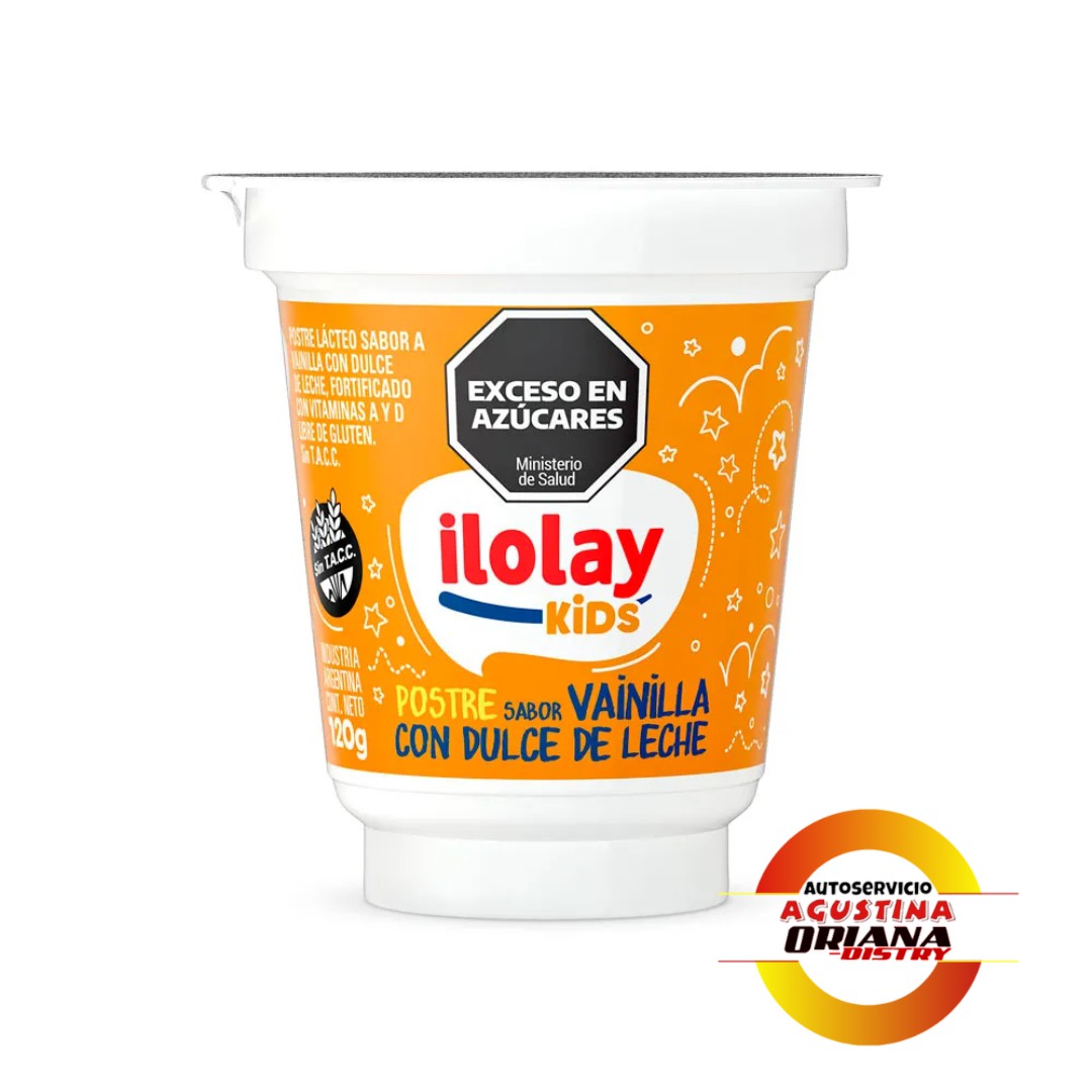 POSTRE ILOLAY D DE LECHE Y VAINILLA