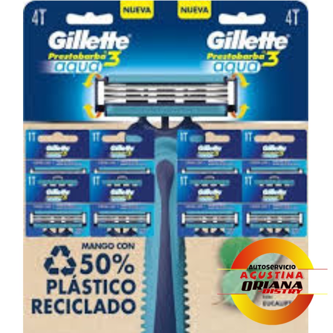 GILLETTE X3 FILOS AQUA
