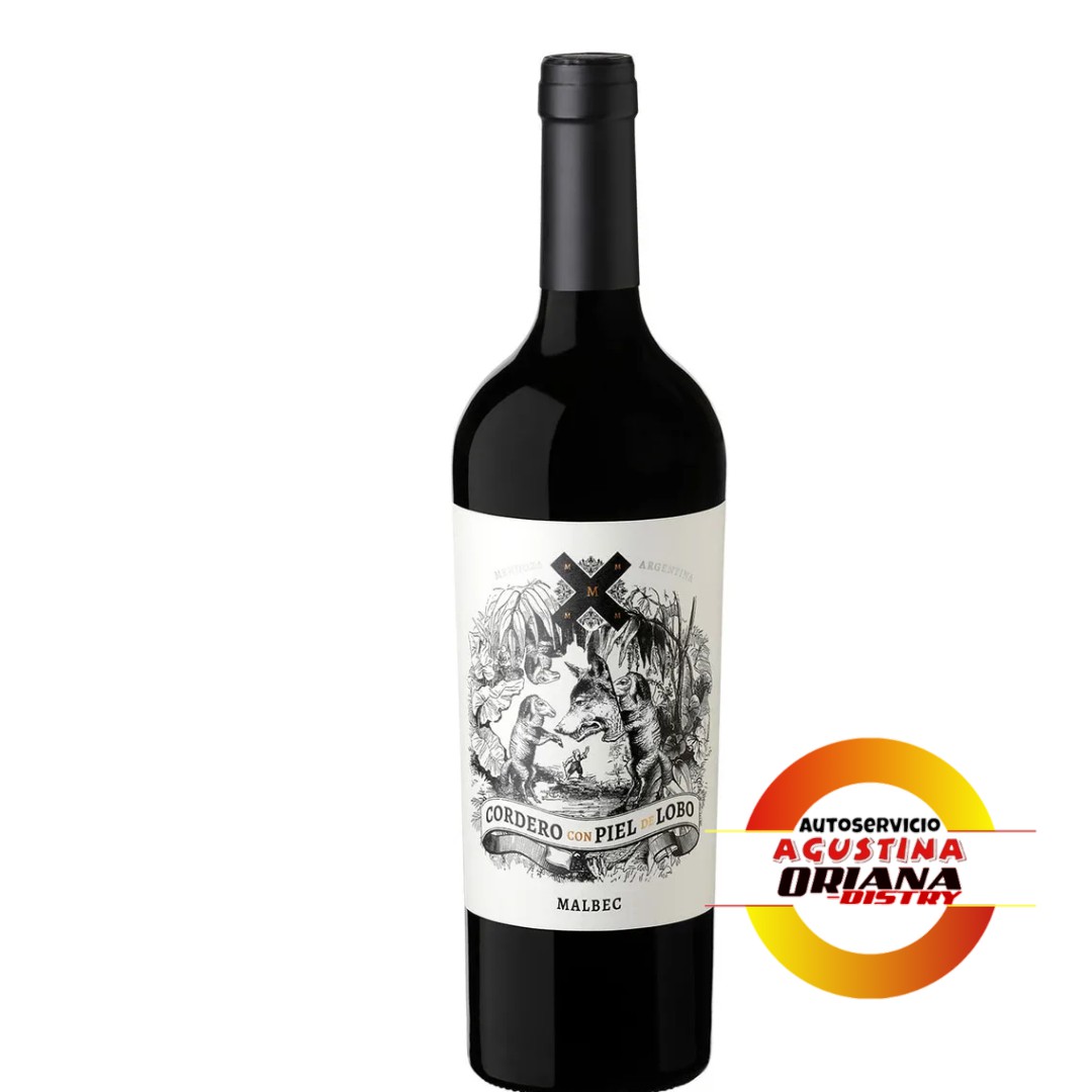 VINO CORDERO CON PIEL DE LOBO MALBEC