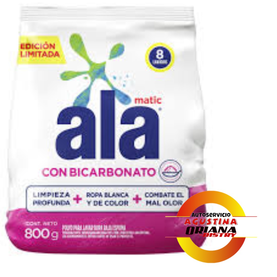 JABON POLVO 800 ALA MATIC BICARBONATO