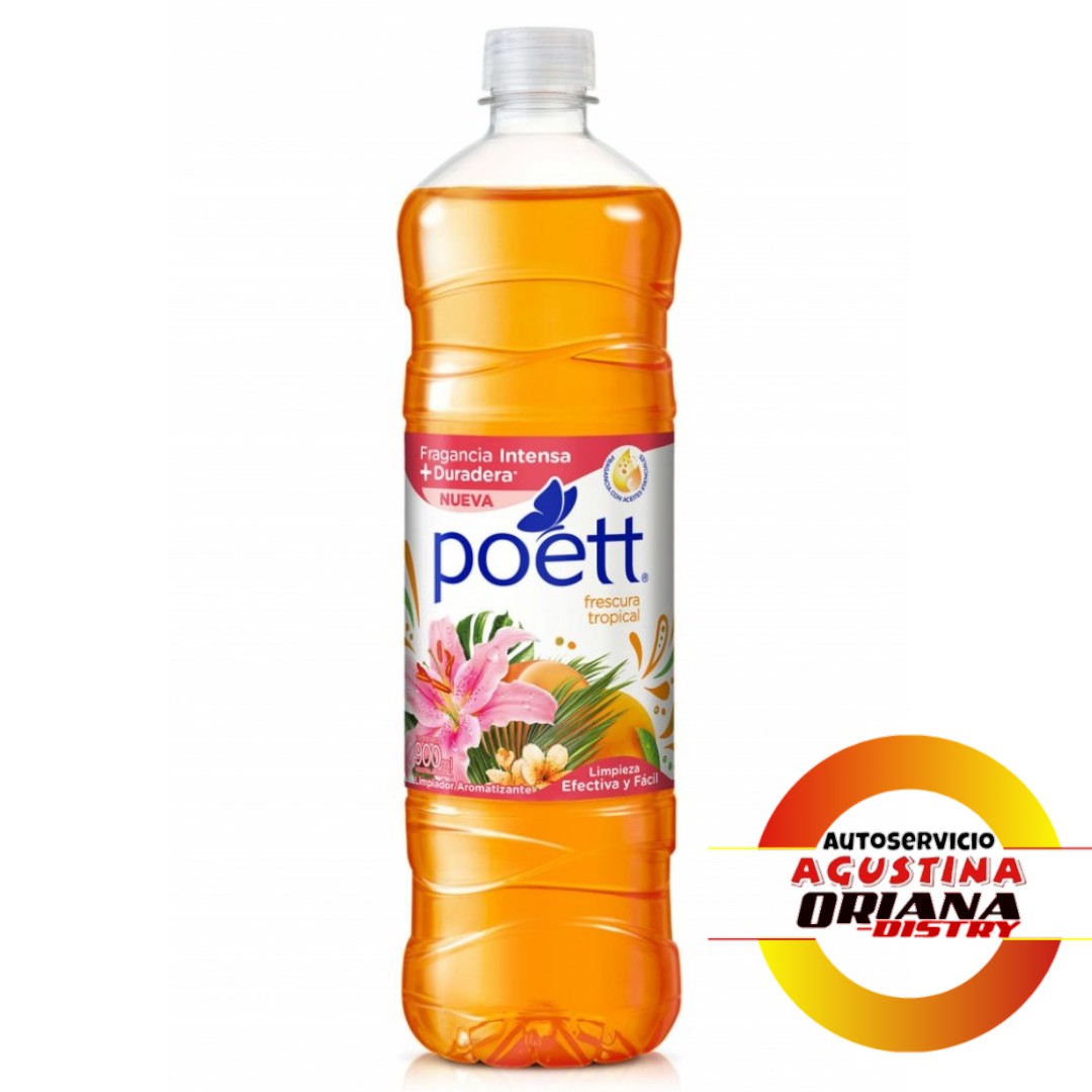 DESINFECTANTE POETT 900CC TROPICAL