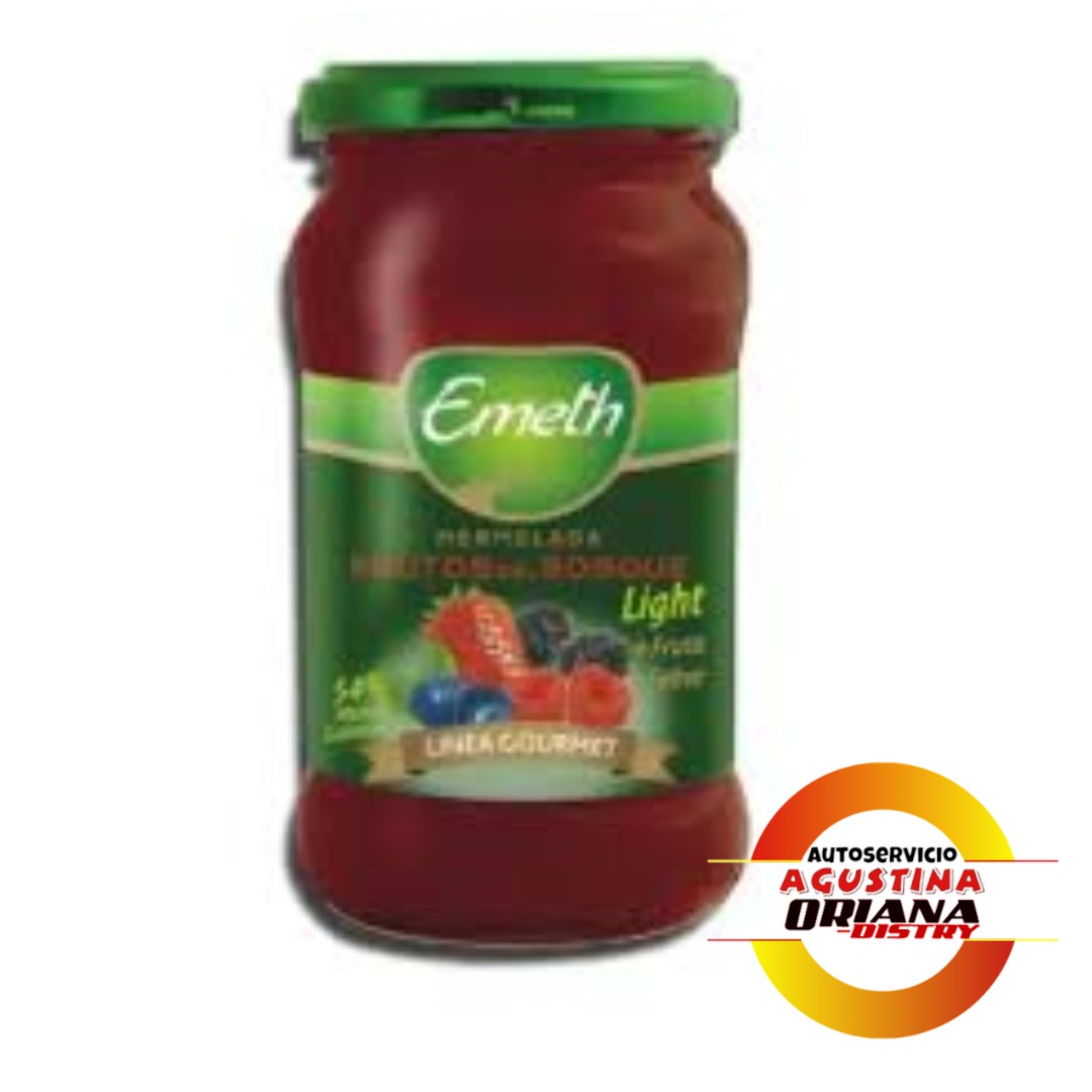 MERMELADA 390G LIGHT EMETH  F. BOSQUE