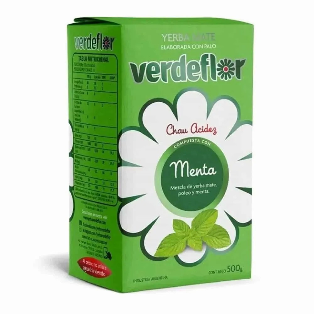 YERBA 500G VERDEFLOR MENTA