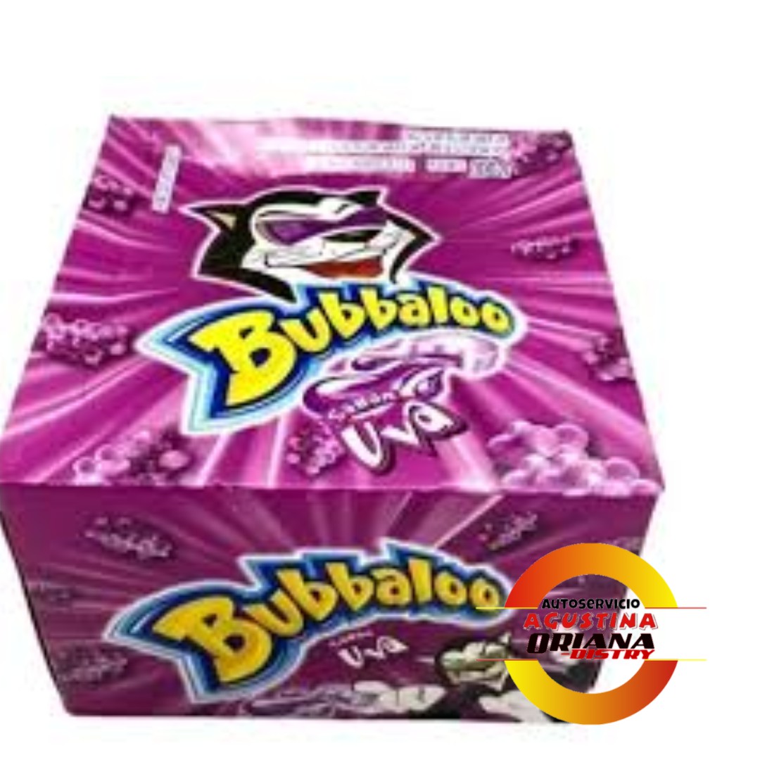 CHICLES BUBBALOO UVA 60U