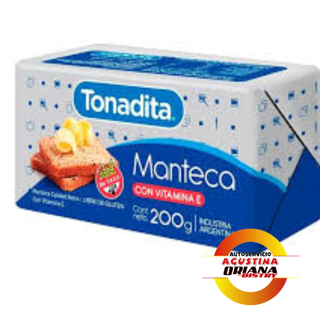 MANTECA 200G TONADITA
