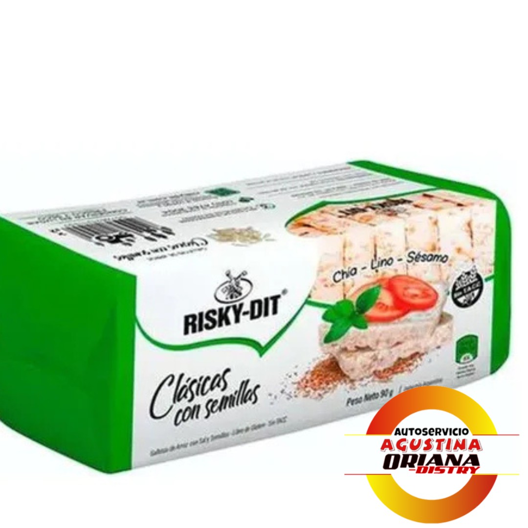 GALLETITAS GALLETAS DE ARROZ 100G RISKY CLASICA