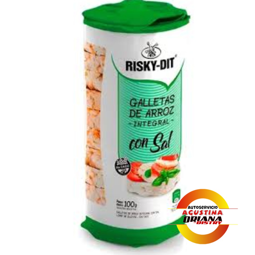 GALLETITAS GALLETAS DE ARROZ 100G RISKY C/SAL