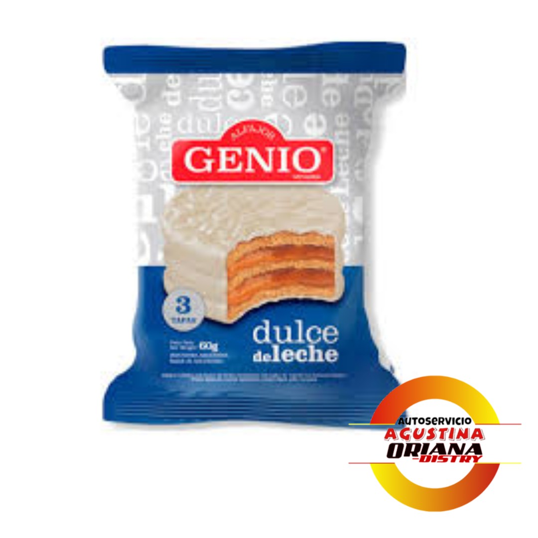 ALFAJOR GENIO DULCE DE LECHE