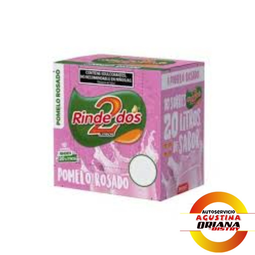 JUGO RINDE DOS CAJA X 10U POMELO ROSADO