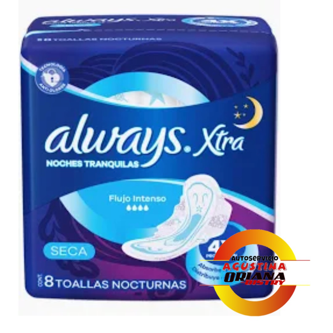 TOALLAS ALWAYS X8 NOC
