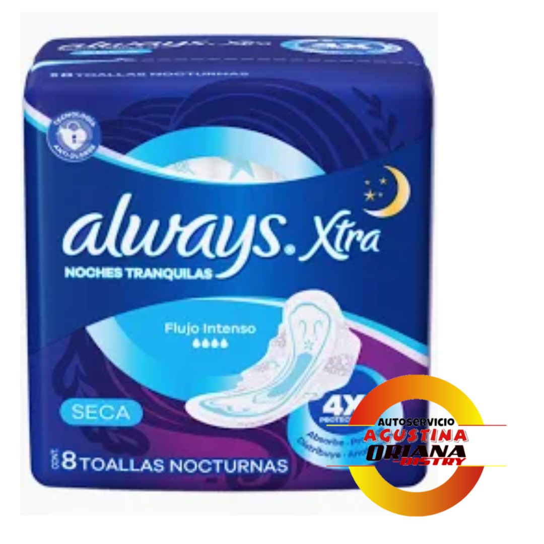 TOALLAS ALWAYS X8 NOC