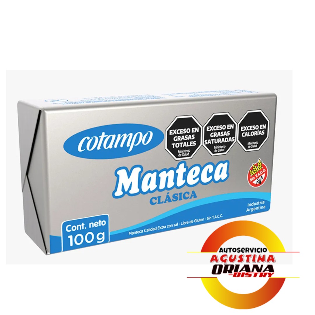 MANTECA 100G COTAMPO