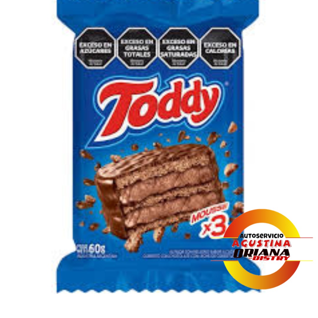 ALFAJOR TRIPLE TODDY MOUSSE X 60G