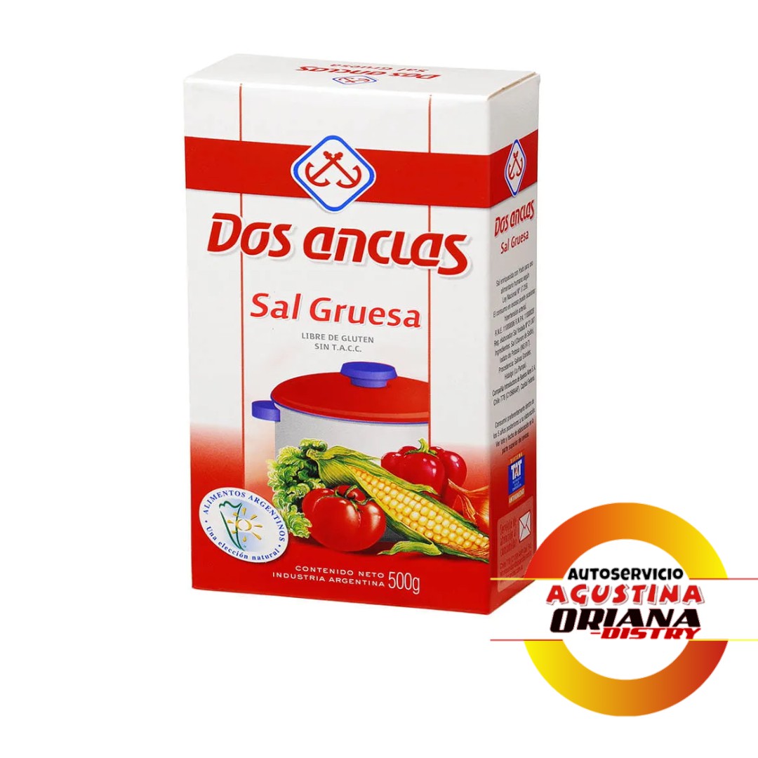 SAL GRUESA DOS ANCLAS CAJA 500G