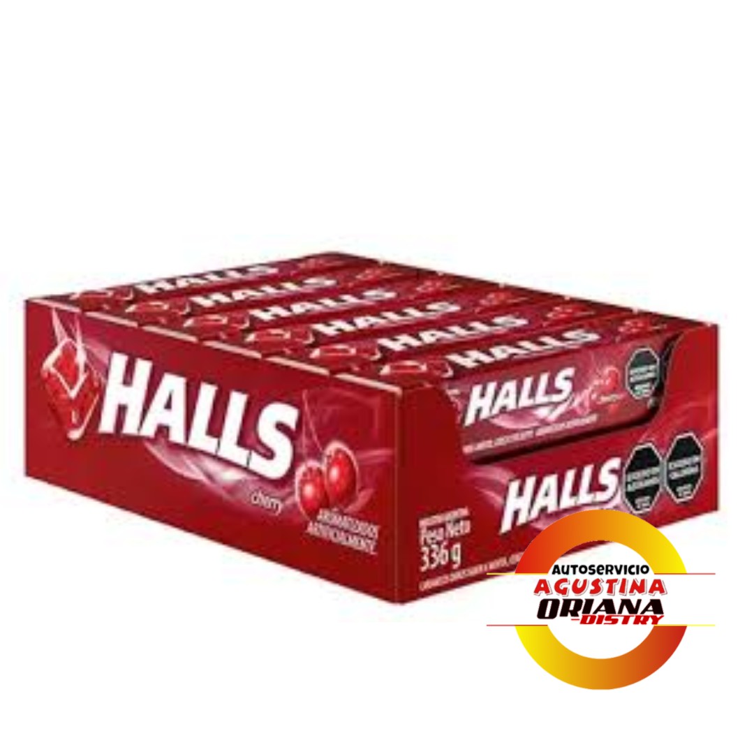 PASTILLAS HALLS CHERRY X 12UN