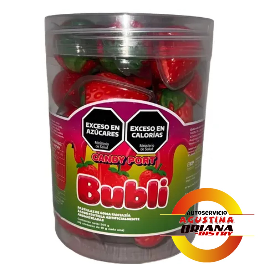 PASTILLAS DE GOMA FANTASIA BUBLI 300G