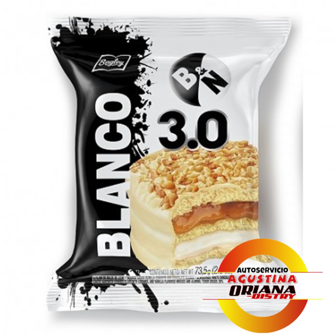 ALFAJOR TRIPLE B&N BLANCO