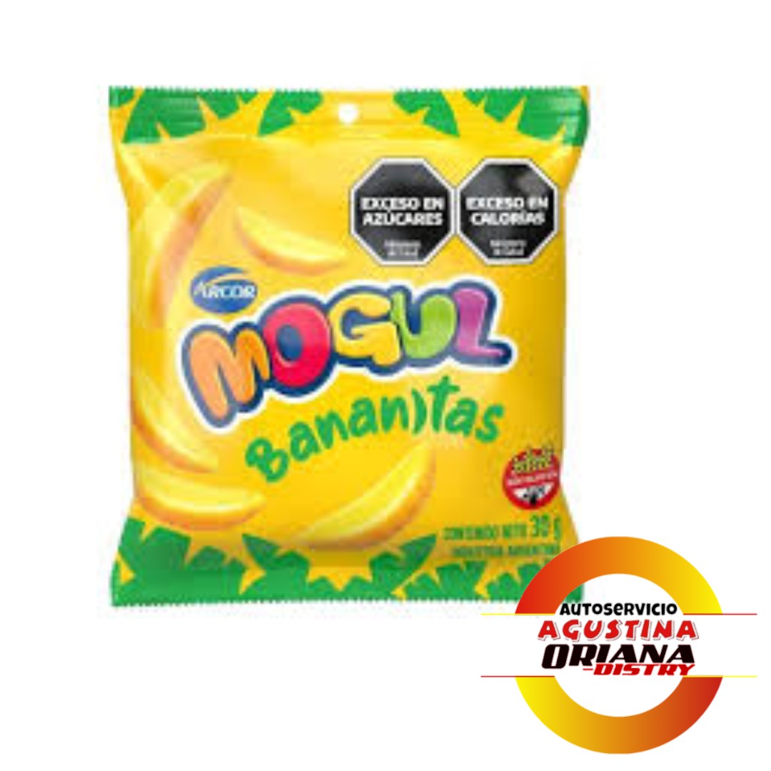 GOMITAS MOGUL 30G BANANITAS