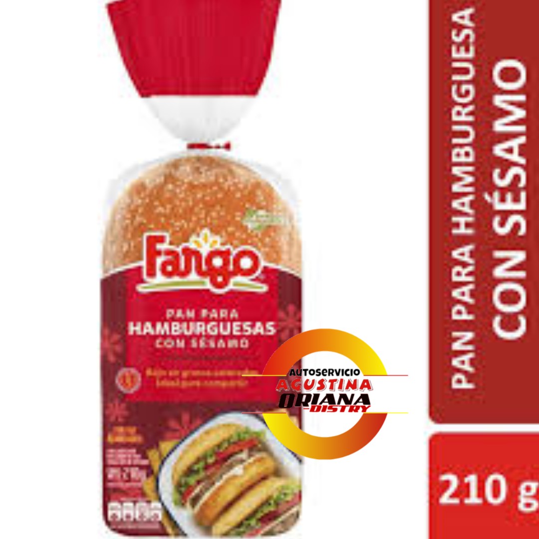 PAN DE HAMBURGUESA FARGO CON SESAMO           **