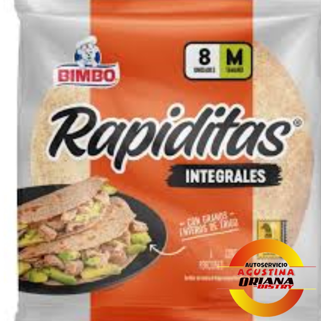 PRACTI RICAS 220G BIMBO X8UN - INTEGRALES                 **
