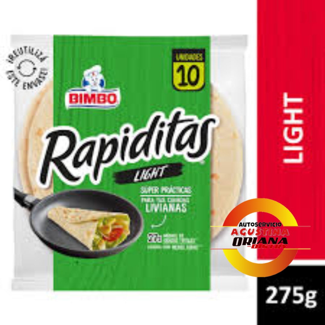 PRACTI RICAS 220G BIMBO X8UN - LIGHT                      **