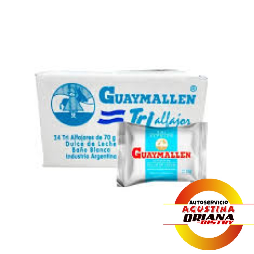 ALFAJOR GUAYMALLEN TRIPLE X CAJA BLANCO