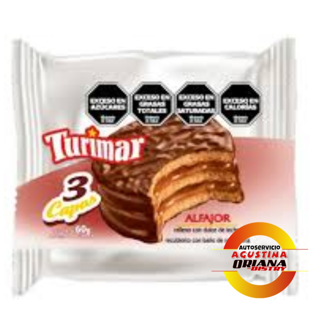 ALFAJOR TURIMAR TRIPLE CHOCOLATE X UNI                   **