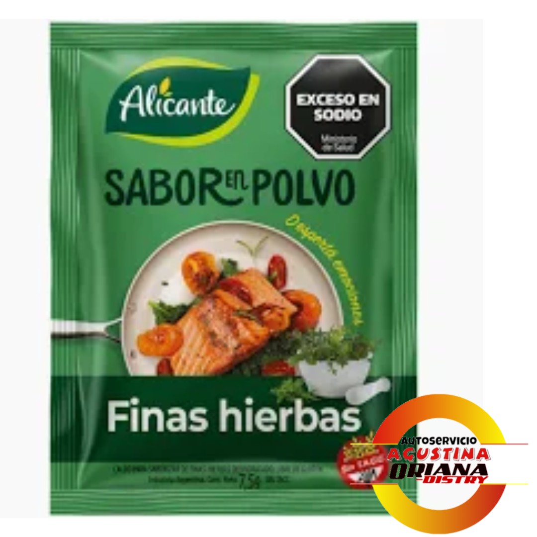 SABOR EN POLVO ALICANTE 90G-FINAS HIERBAS