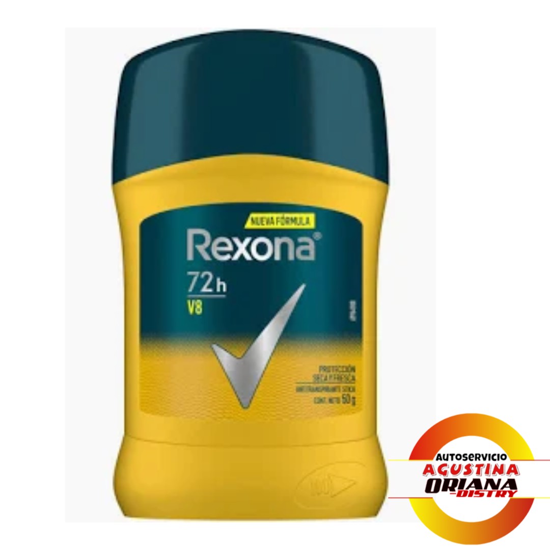 DESODORANTE 50G BARRA REXONA V8