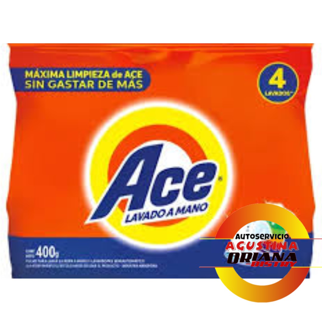 JABON POLVO 400 ACE LAVADO A MANO