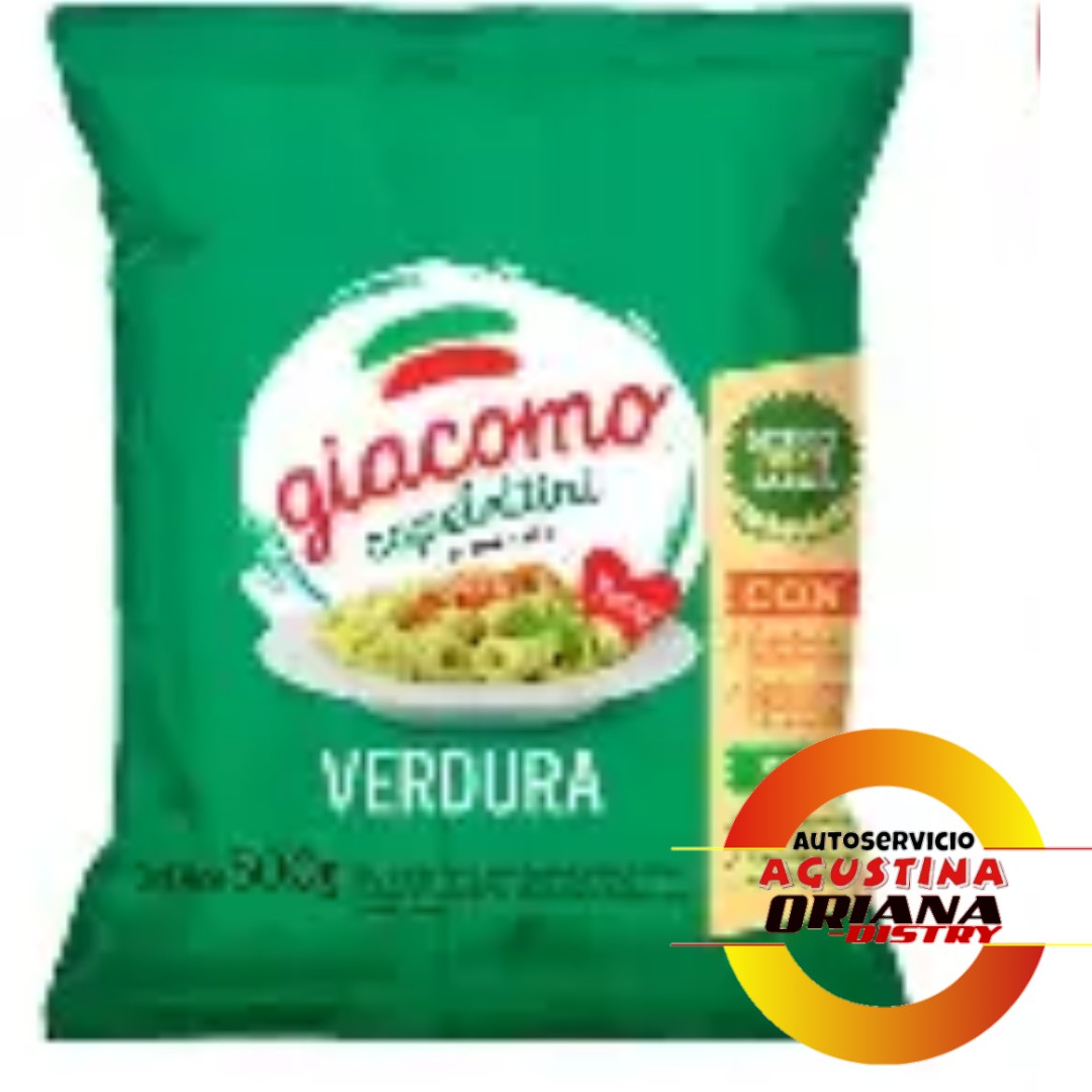 FIDEOS GIACOMO X 500G - VERDURA