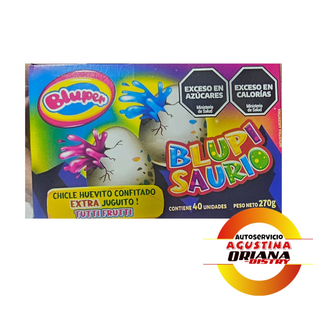 CHICLE BLUPI SAURIO X 40 UNI.