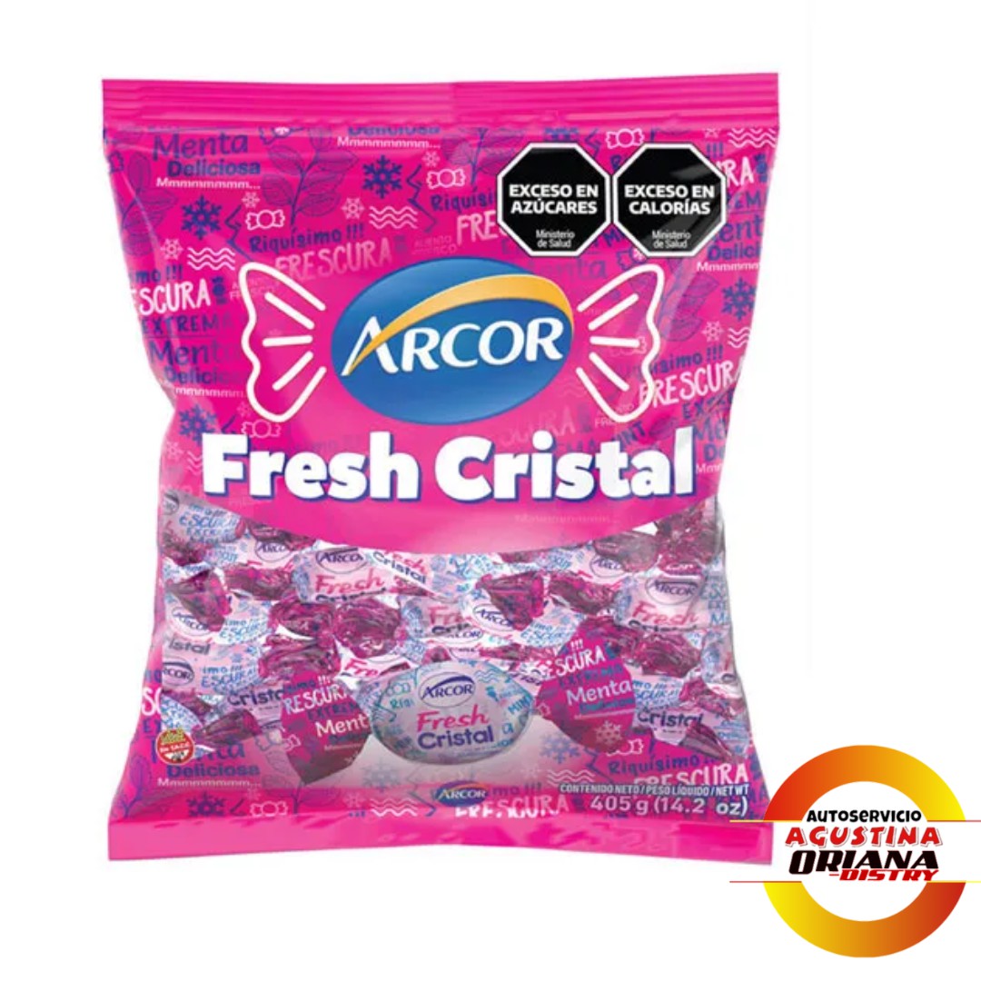 CARAMELOS ARCOR MENTA CRISTAL 810G