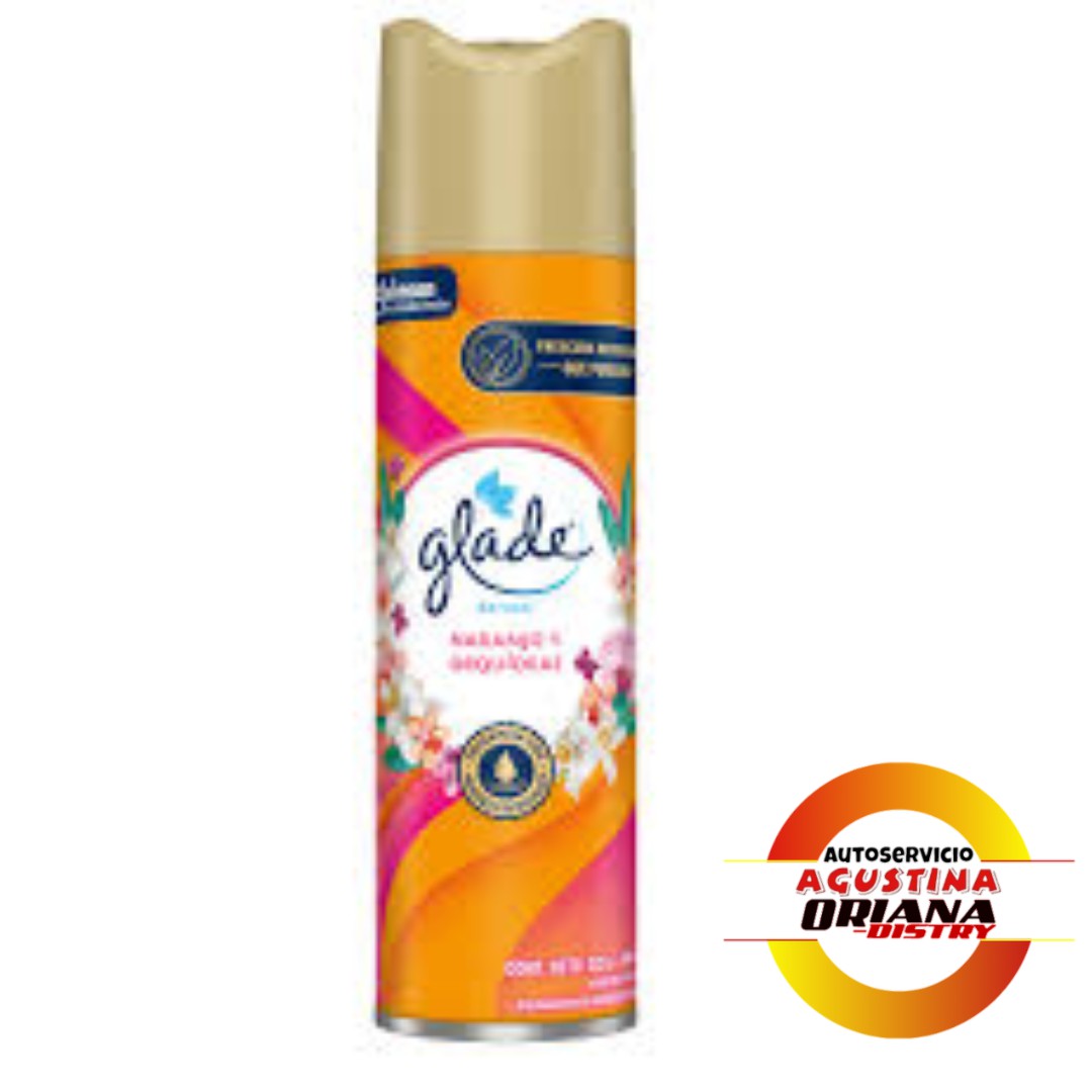 GLADE AEROSOL 360ML NARANJO Y ORQUÌDEAS
