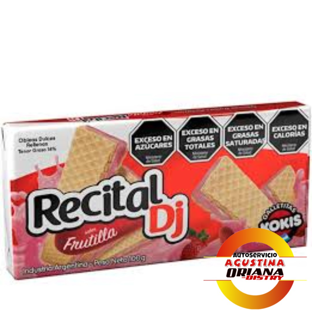 GALLETITAS RECITAL 100G FRUTILLA