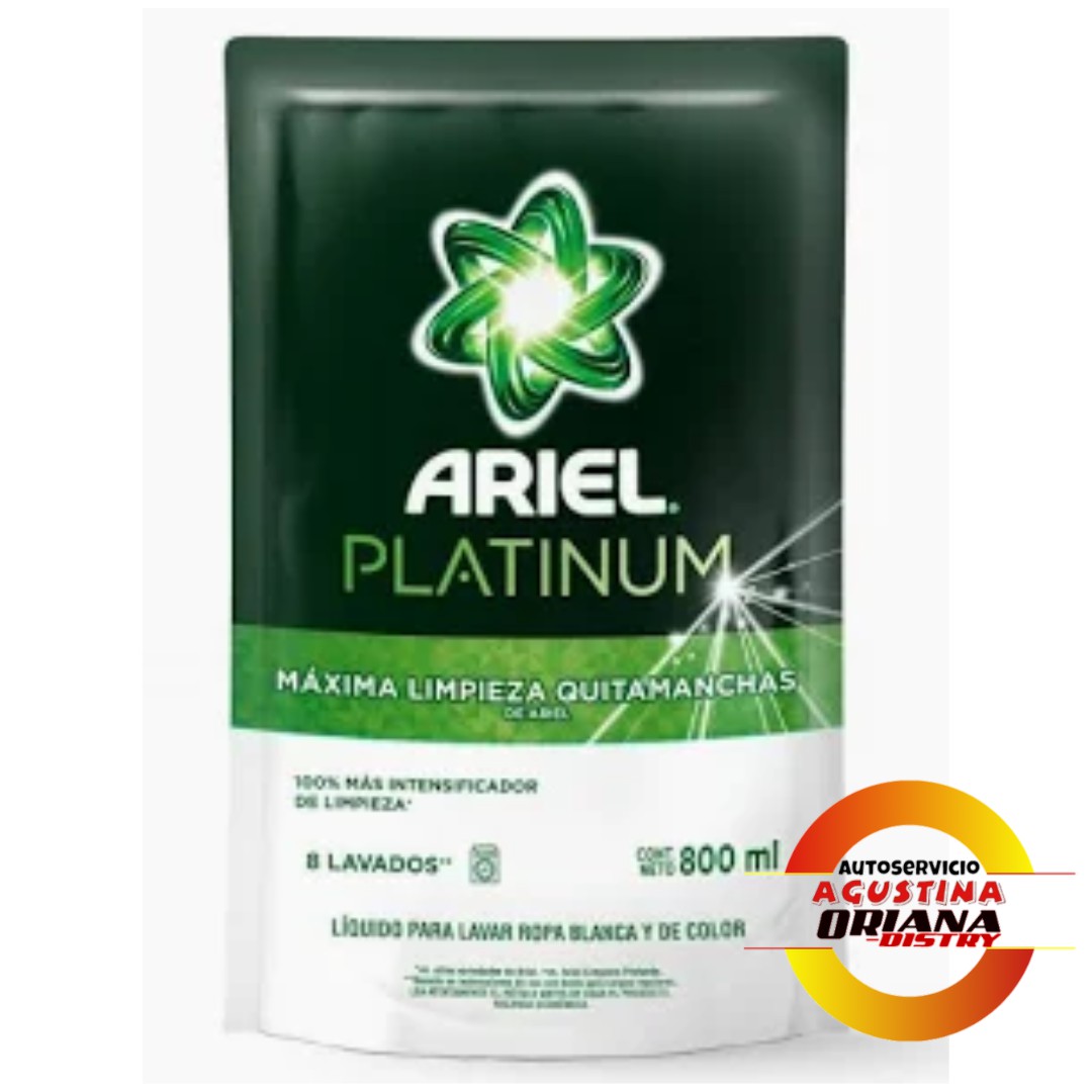 JABON LIQUIDO 800ML ARIEL DOY PACK