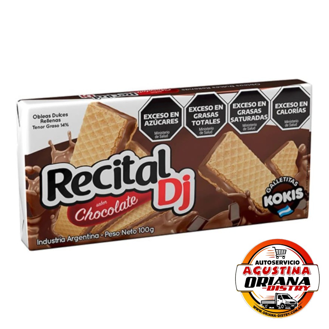 GALLETITAS RECITAL 100G CHOCO