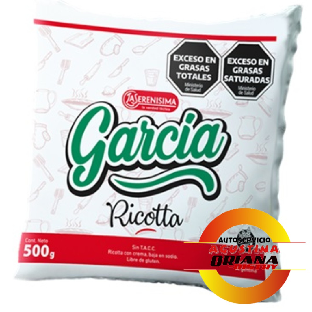 RICOTA GARCIA 500G SERENISIMA