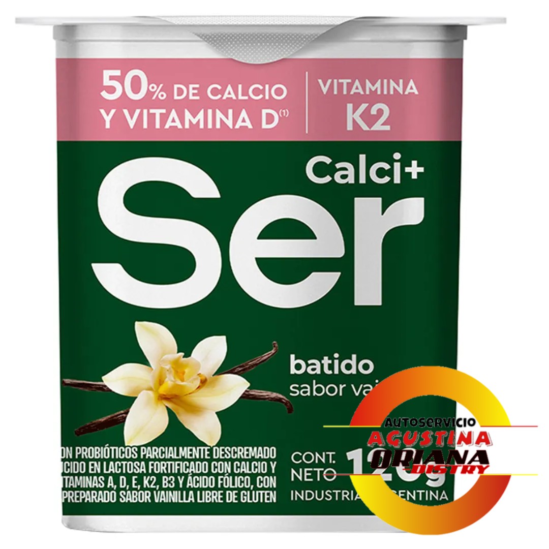 YOGUR SER + CALCIO 120G VAINILLA