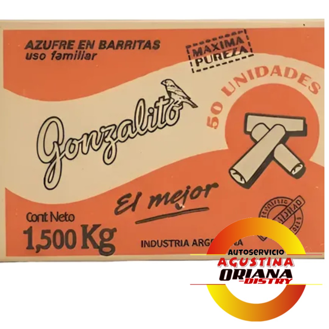 AZUFRE GONZALITO-TUTY  X CAJA 50