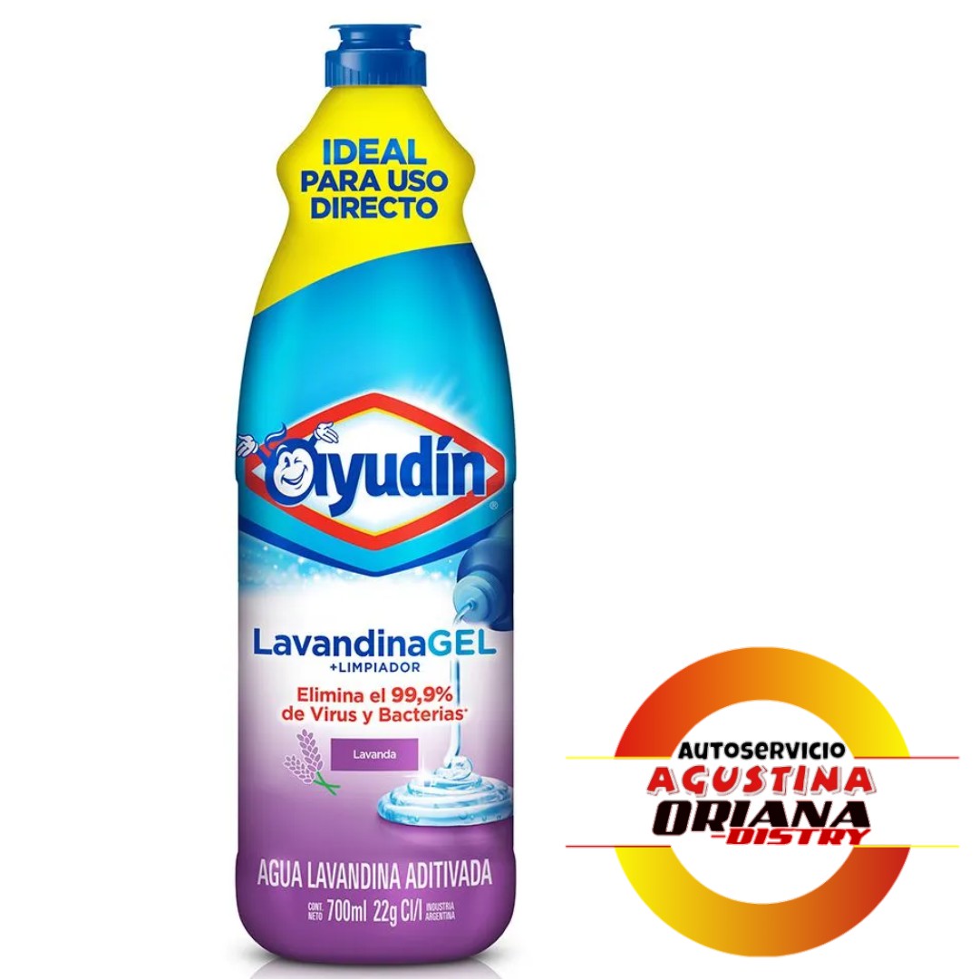 LAVANDINA GEL 700ML AYUDIN LAVANDA