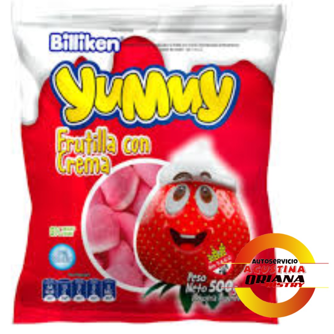 YUMMY 500G FRUTILLA CON CREMA