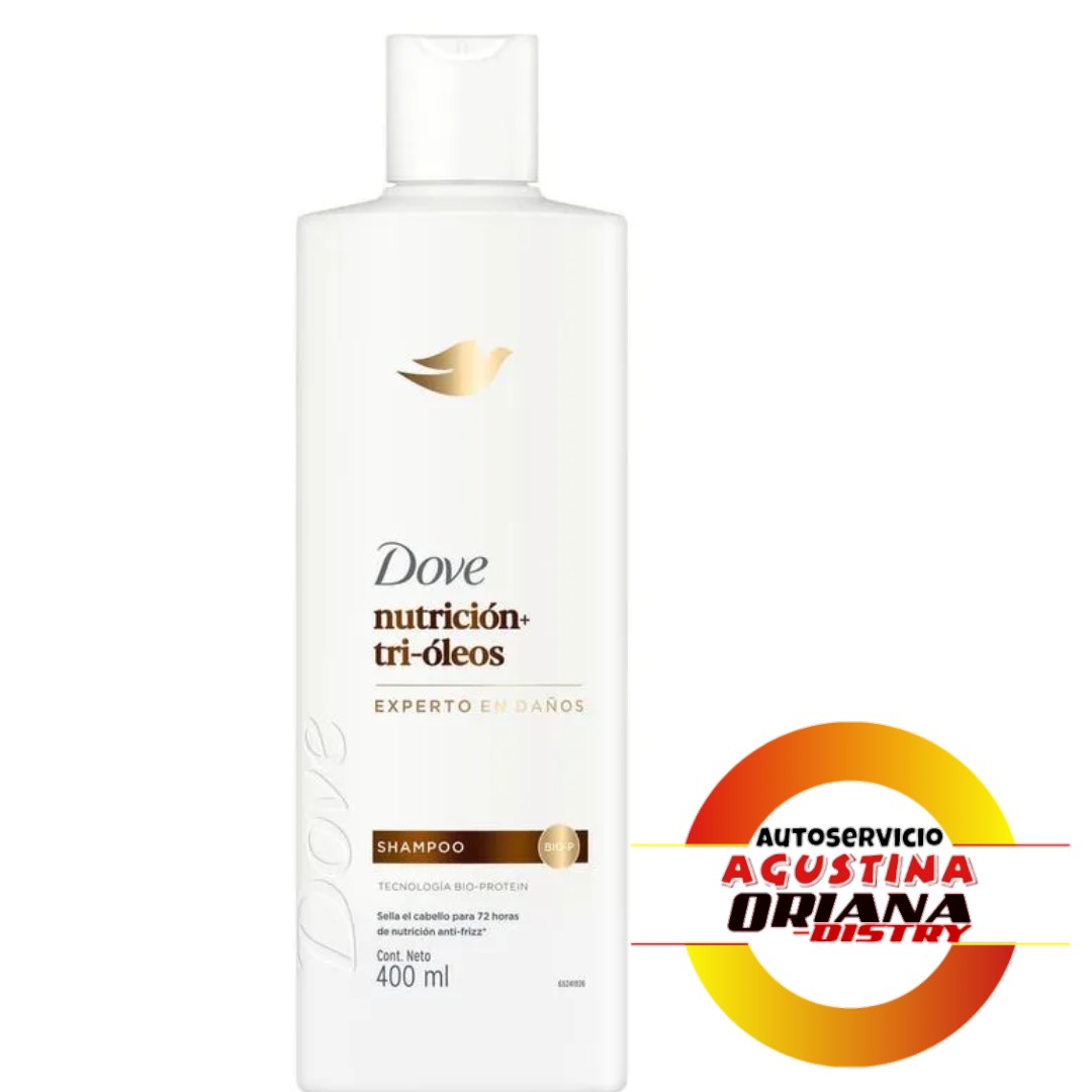 SHAMPOO 400ML DOVE NUTRICION + TRI OLEOS