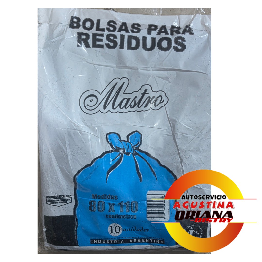 BOLSA RESIDUOS 80X110 MASTRA
