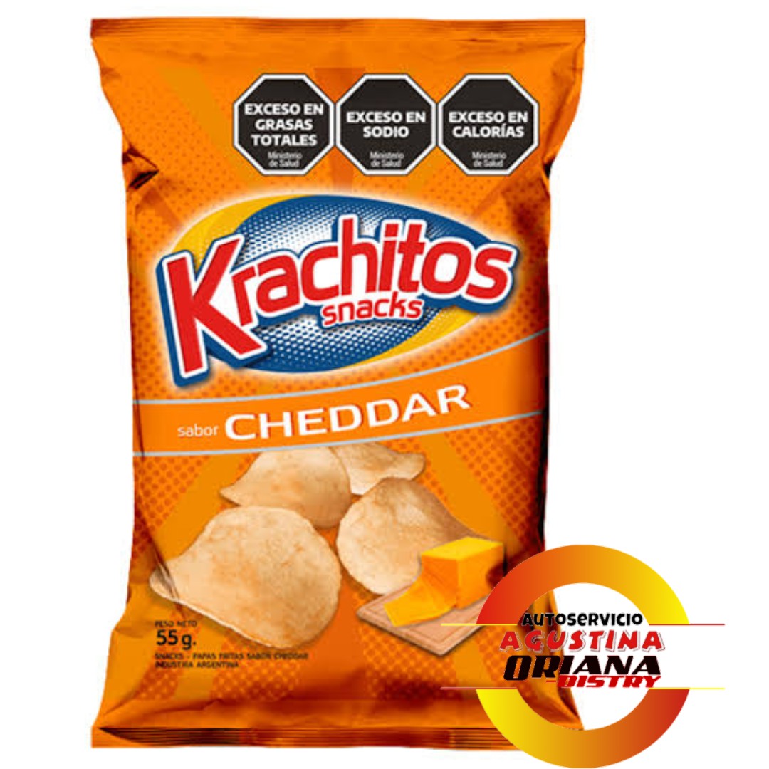 KRACHITOS PAPAS CHEDDAR 55G
