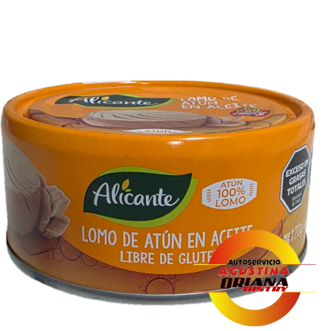 ATUN DE LOMO 170G EN ACEITE ALICANTE