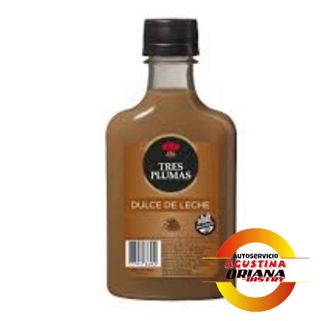 PETACA TRES PLUMAS 200ML DULCE DE LECHE