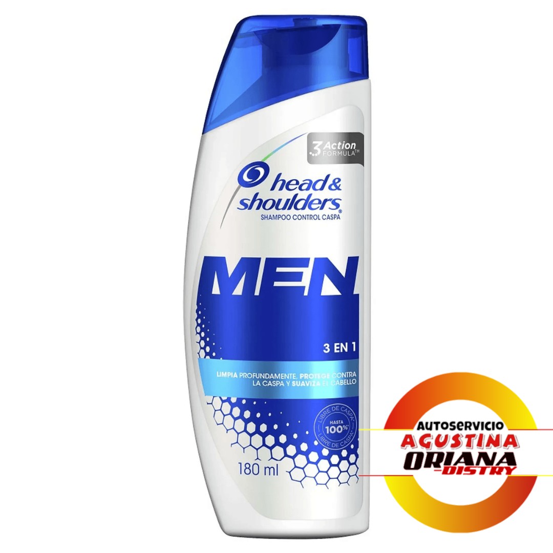 SHAMPOO HEAD & SHOULDERS 180ML MEN